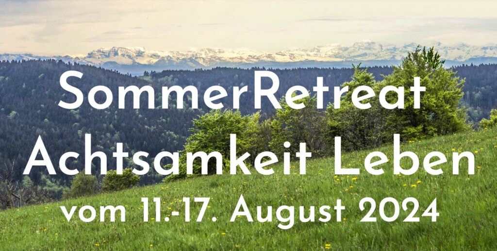 SommerRetreat Achtsamkeit Lebenvom 11.-17. August 2024mit Meditation, Yoga, Wandern und Baden im Südschwarzwald